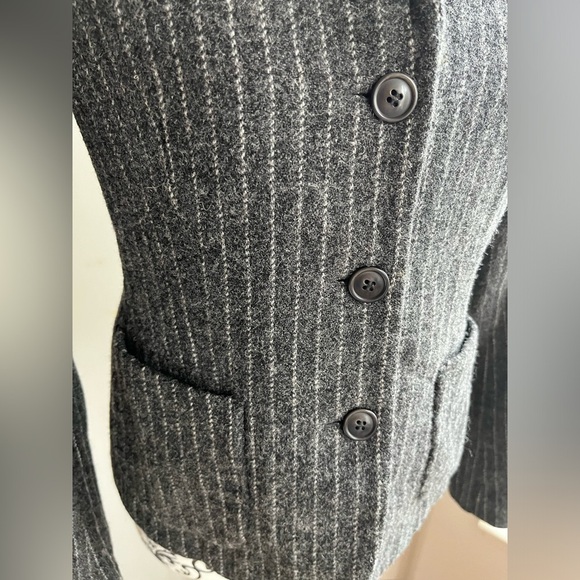 Uniqlo x Ines De La Fressange Wool Stripped Blazer Jacket Size S - Picture 3 of 8